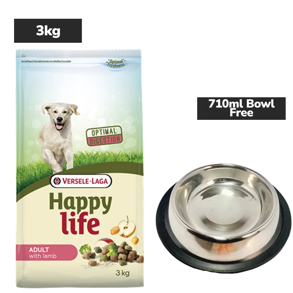 Versele Laga Happy Life Lamb Adult Dog Dry Food - Image 2