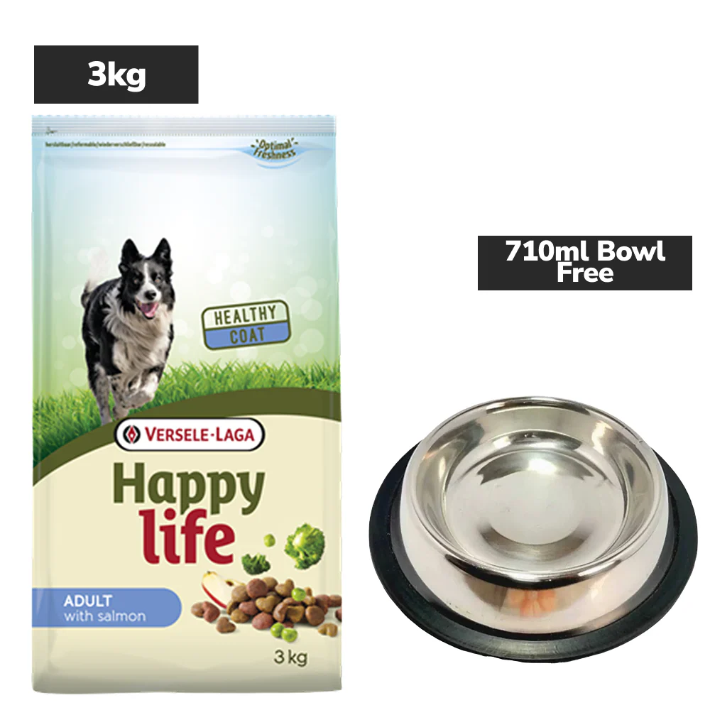 Versele Laga Happy Life Salmon Adult Dog Dry Food - Image 2