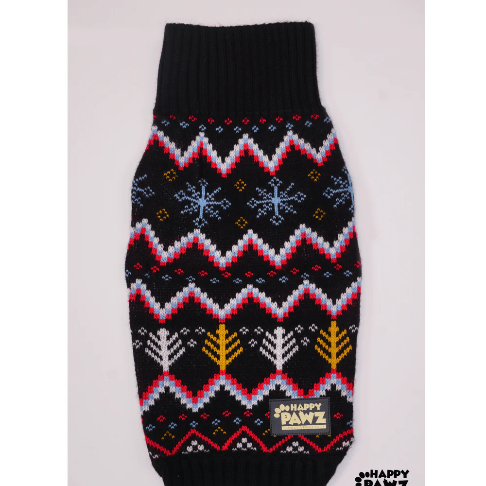 Happy Pawz Color Carnival Jacquard Sweater for Dogs and Cats - Image 4