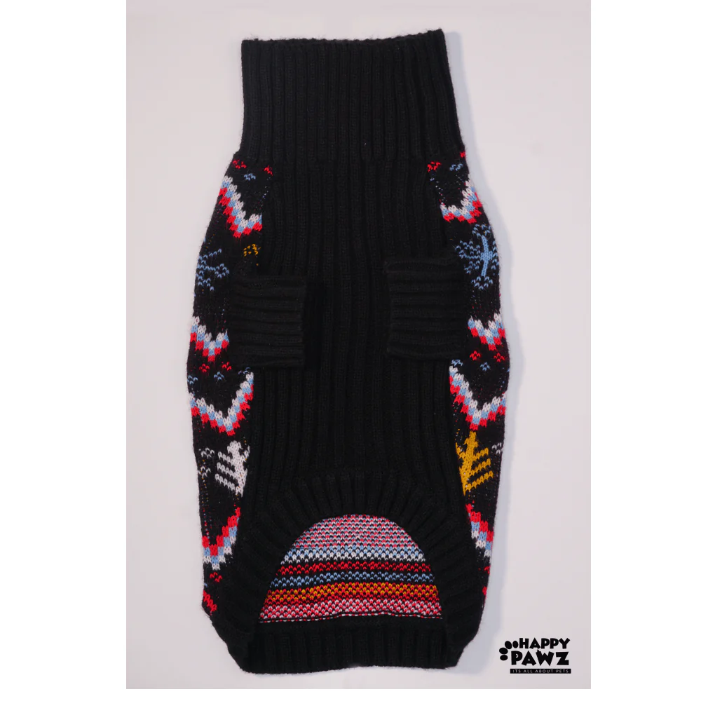 Happy Pawz Color Carnival Jacquard Sweater for Dogs and Cats - Image 5