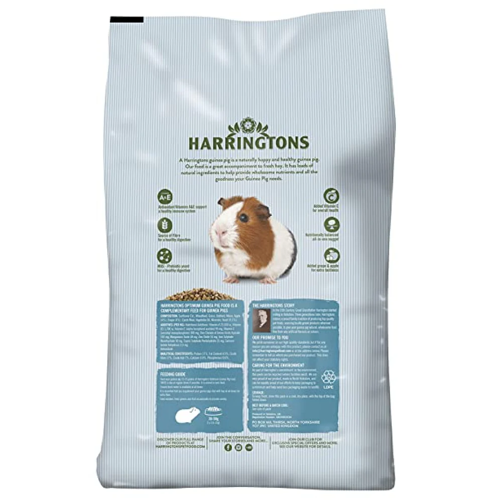 Harringtons Small Animal Optimum Guinea Pig Food - Image 3