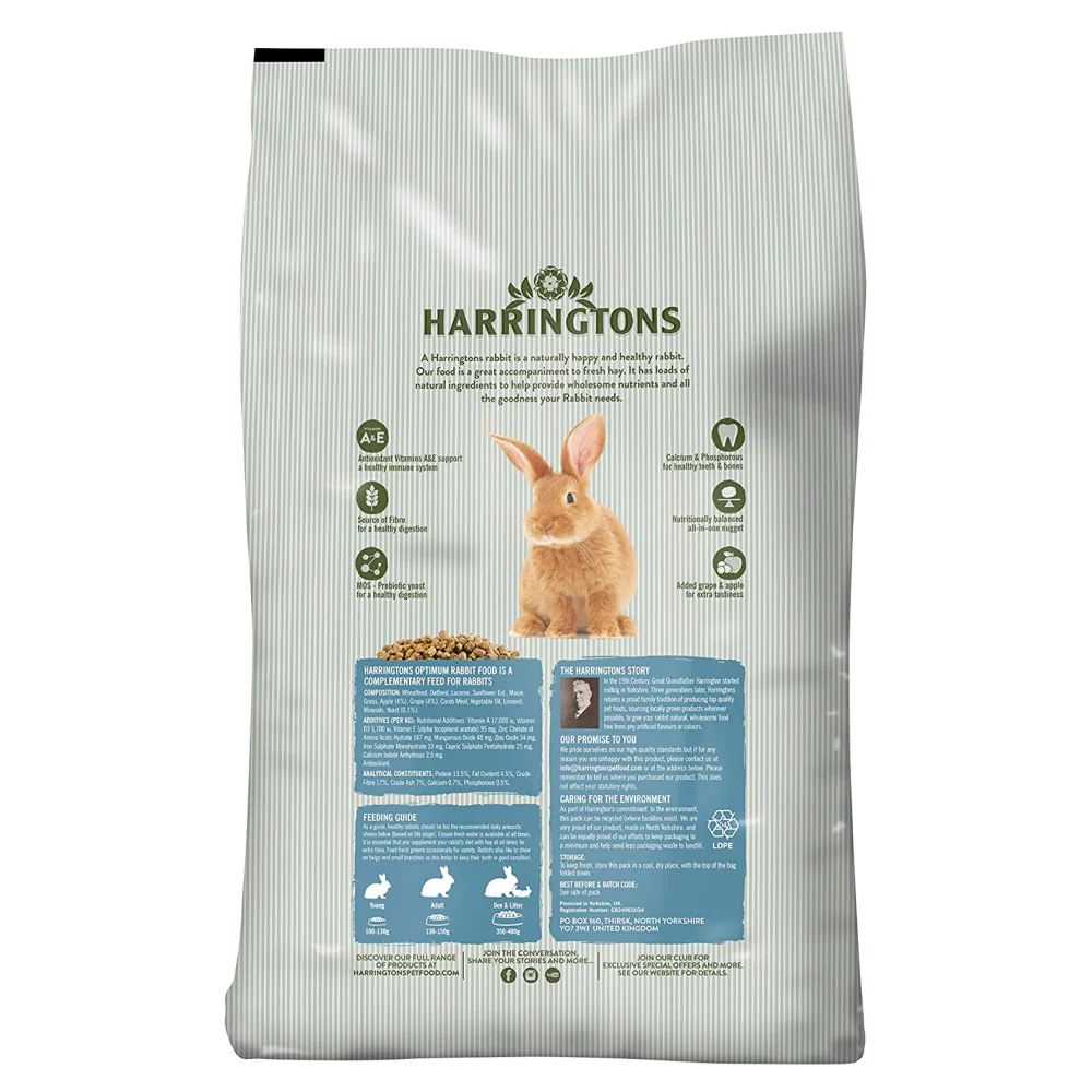 Harringtons Small Animal Optimum Rabbit Food - Image 12