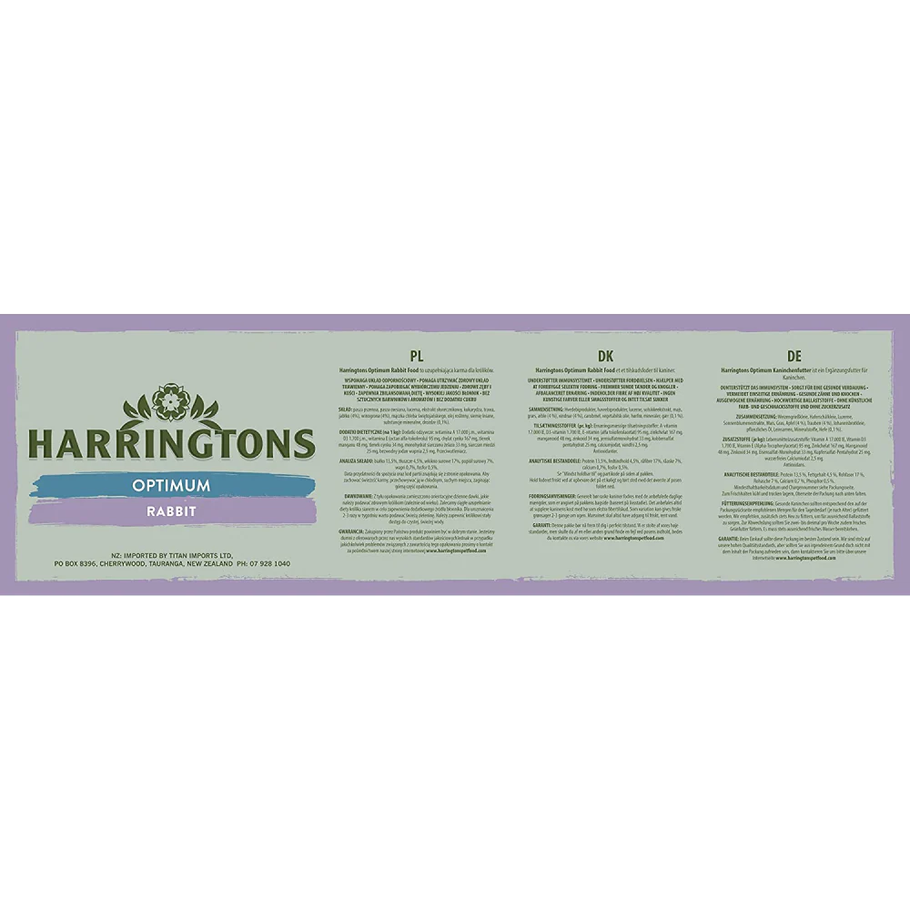 Harringtons Small Animal Optimum Rabbit Food - Image 8