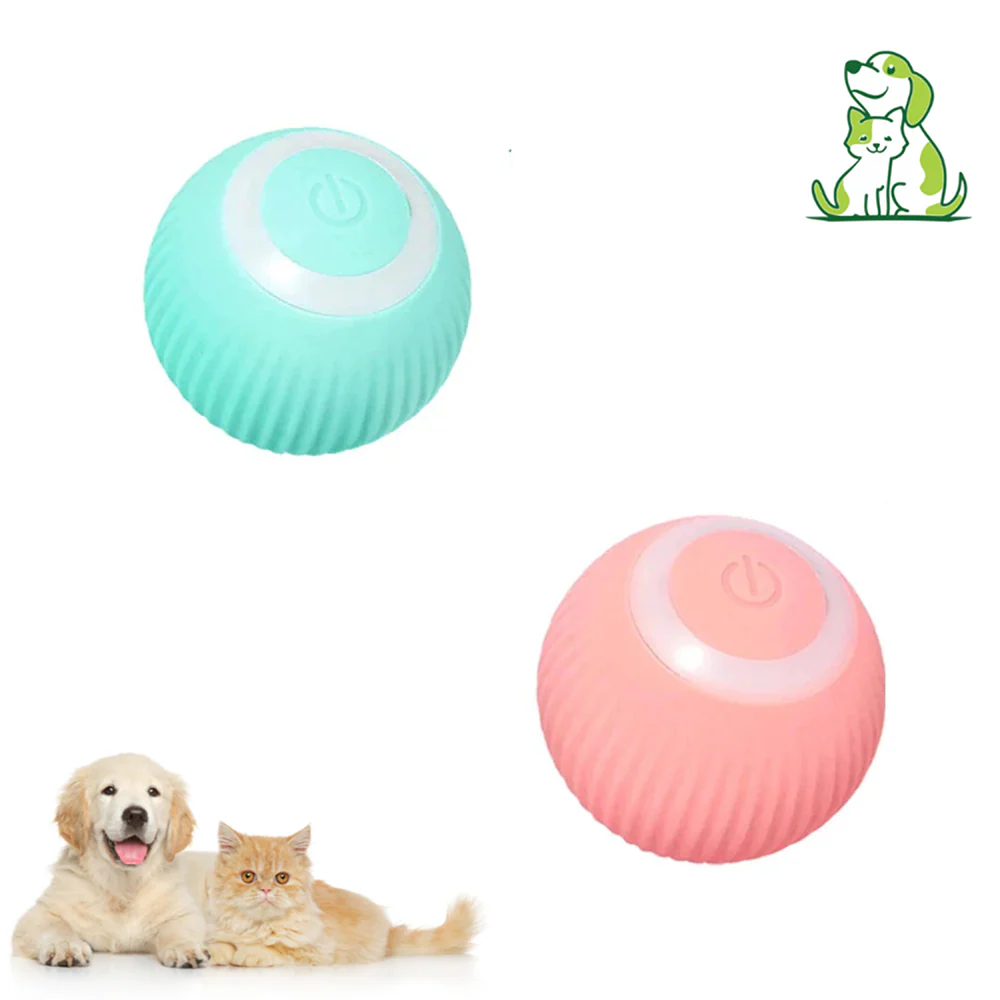 Healing Leaf 360 Degree Rotatable Interactive Toys for Dogs and Cats (Pink) - Image 4