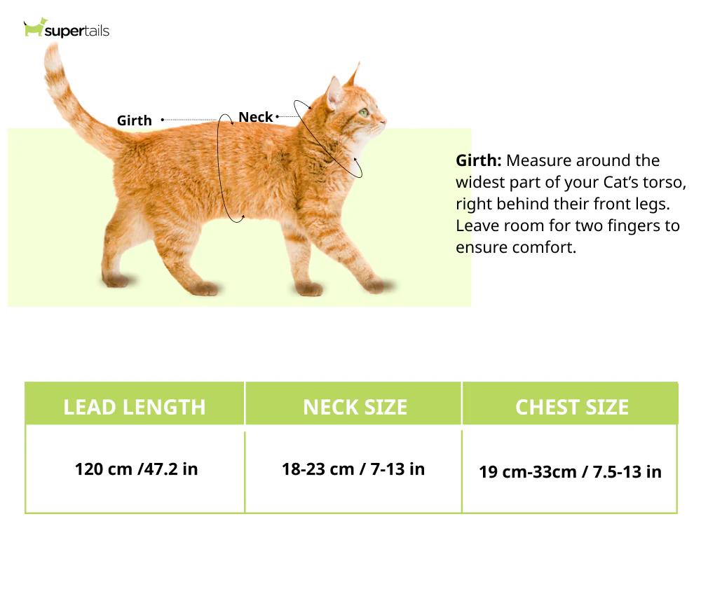 Healing Leaf Angle Soft Harness for Cats (Blue) - Image 3
