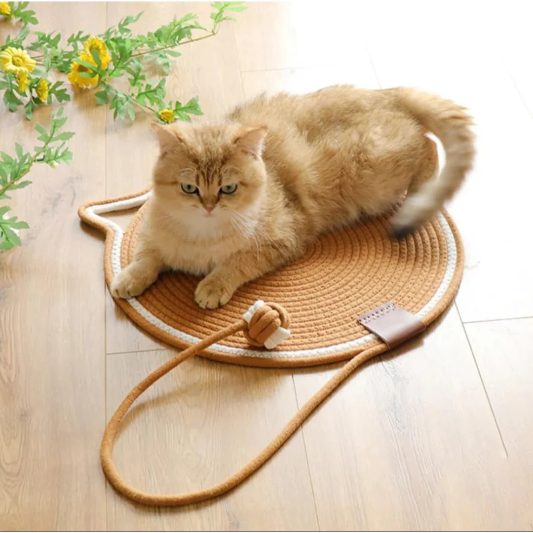 Healing Leaf Eco friendly Scratching Mat for Cats - Image 2