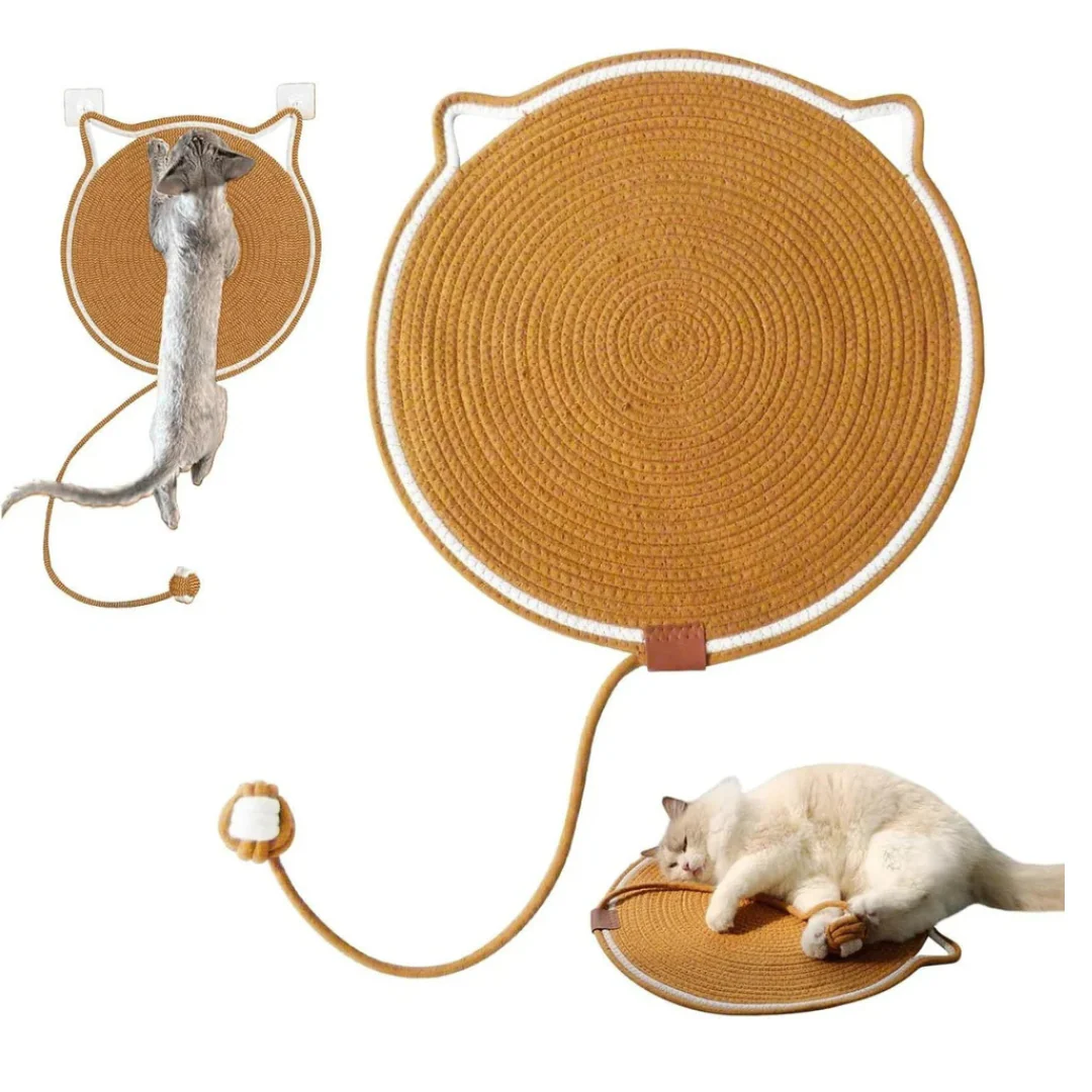 Healing Leaf Eco friendly Scratching Mat for Cats - Image 5