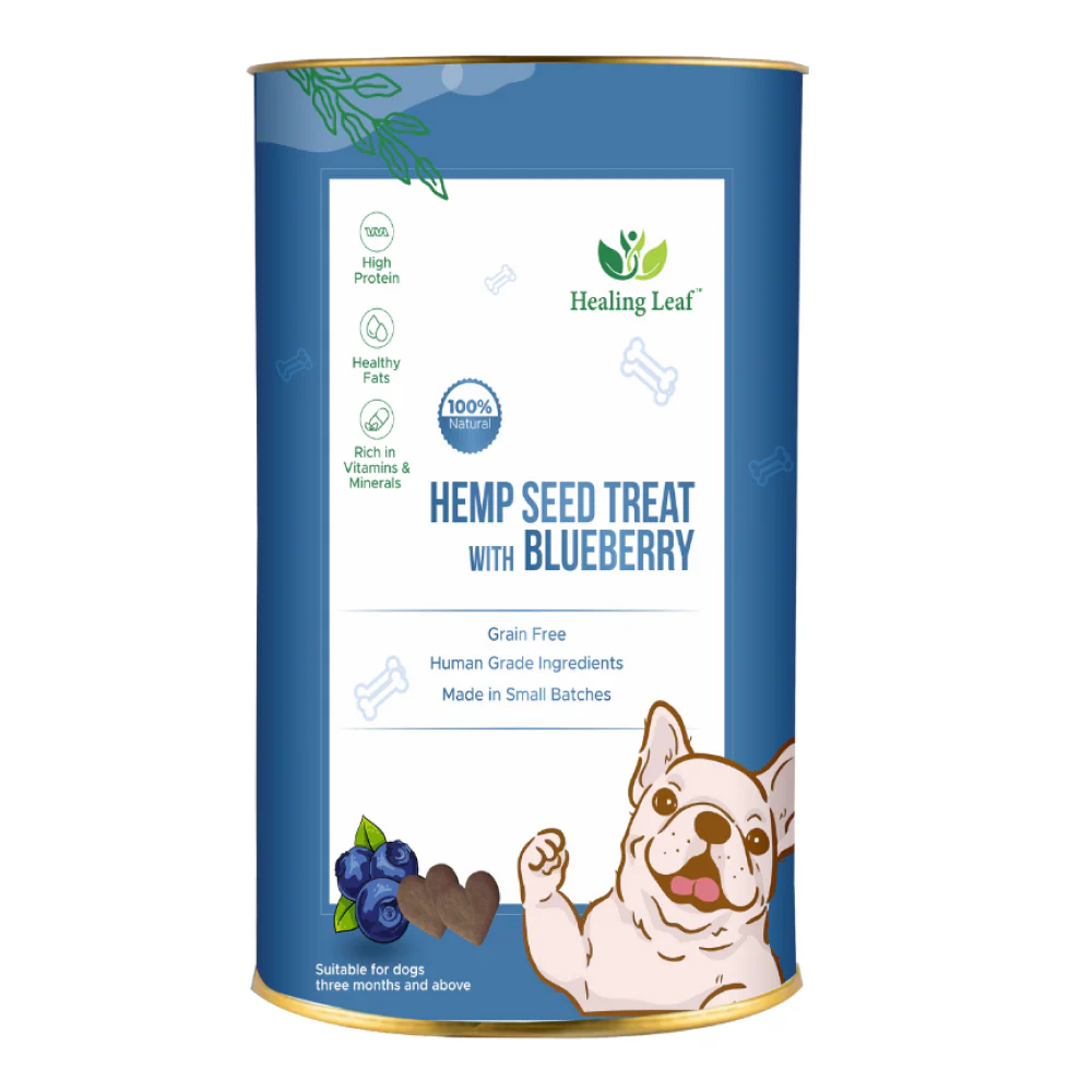 Healing Leaf Hemp Blueberry Treats and Skatrs Treat Hider Toy Combo for Dogs - Image 15