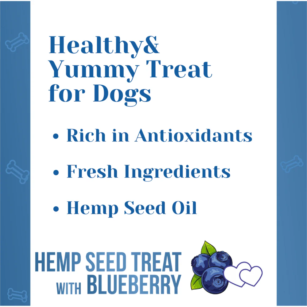 Healing Leaf Hemp Blueberry Treats and Skatrs Treat Hider Toy Combo for Dogs - Image 7