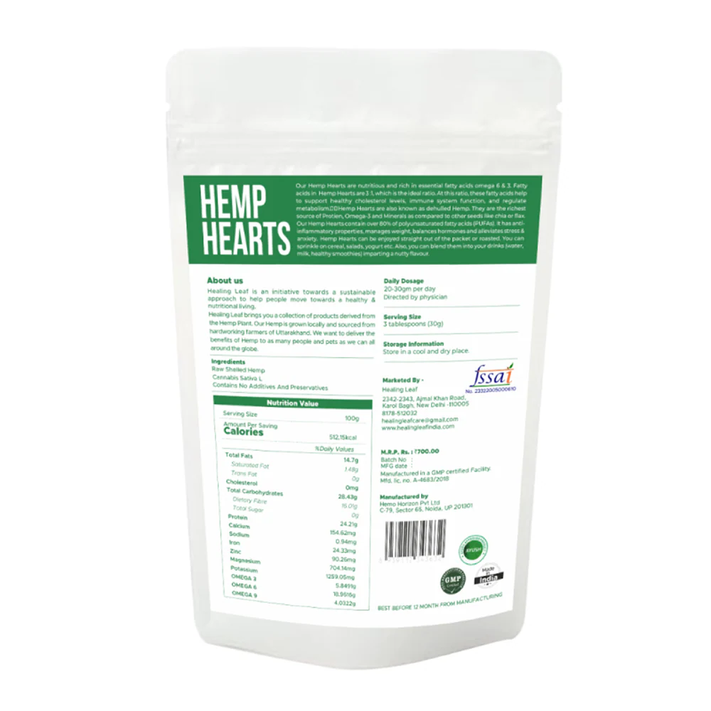 Healing Leaf Hemp Hearts for Dogs and Cats - Image 2