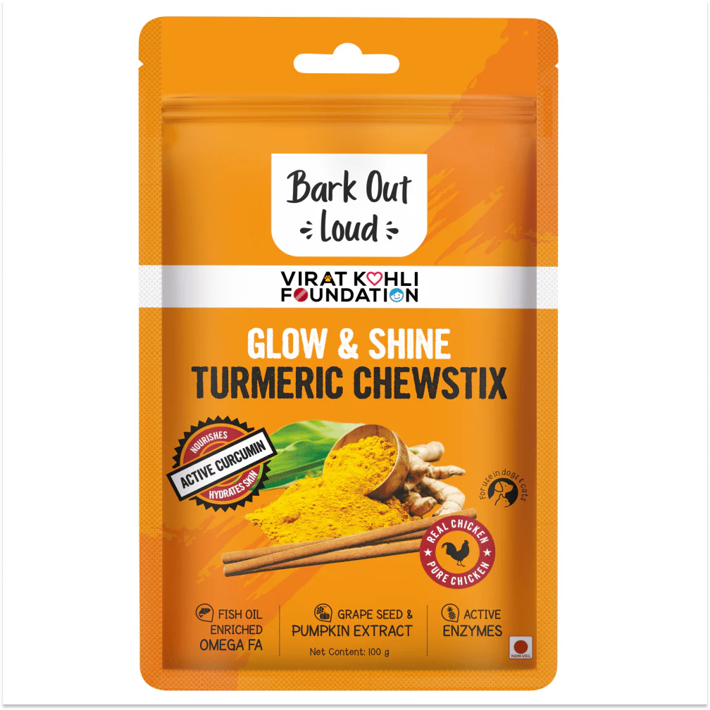 Healing Leaf Hemp Hearts and Bark Out Loud Glow and Shine Turmeric Chew Stix for Dogs and Cats Combo - Image 3