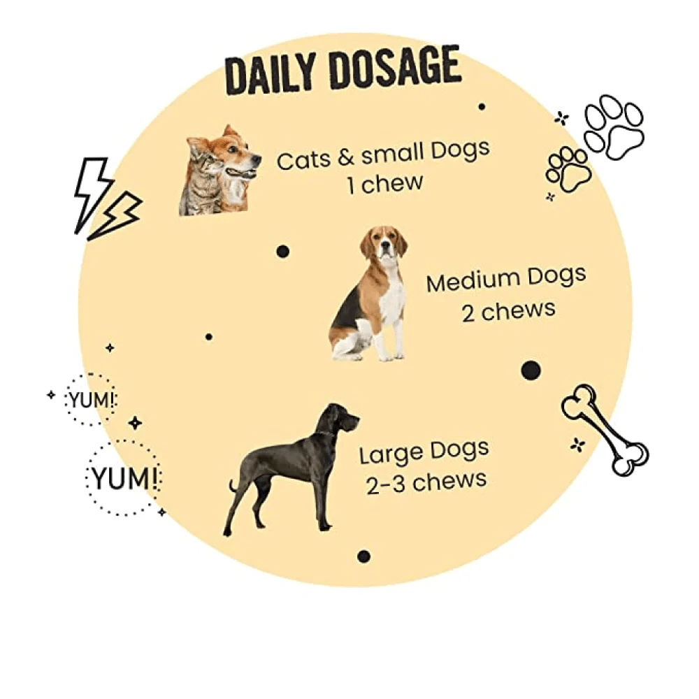 Healing Leaf Hemp Hearts and Bark Out Loud Glow and Shine Turmeric Chew Stix for Dogs and Cats Combo - Image 8