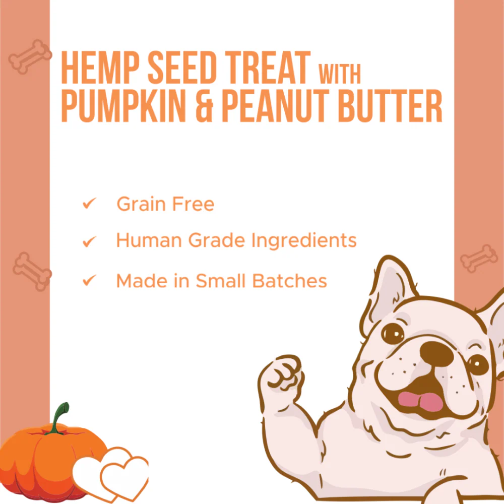 Healing Leaf Hemp Pumpkin Treats and Skatrs Treat Hider Toy Combo for Dogs - Image 11