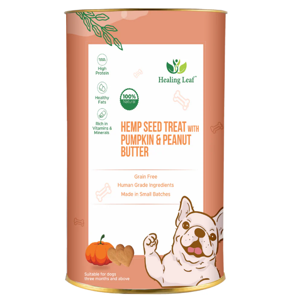 Healing Leaf Hemp Pumpkin Treats and Skatrs Treat Hider Toy Combo for Dogs - Image 3