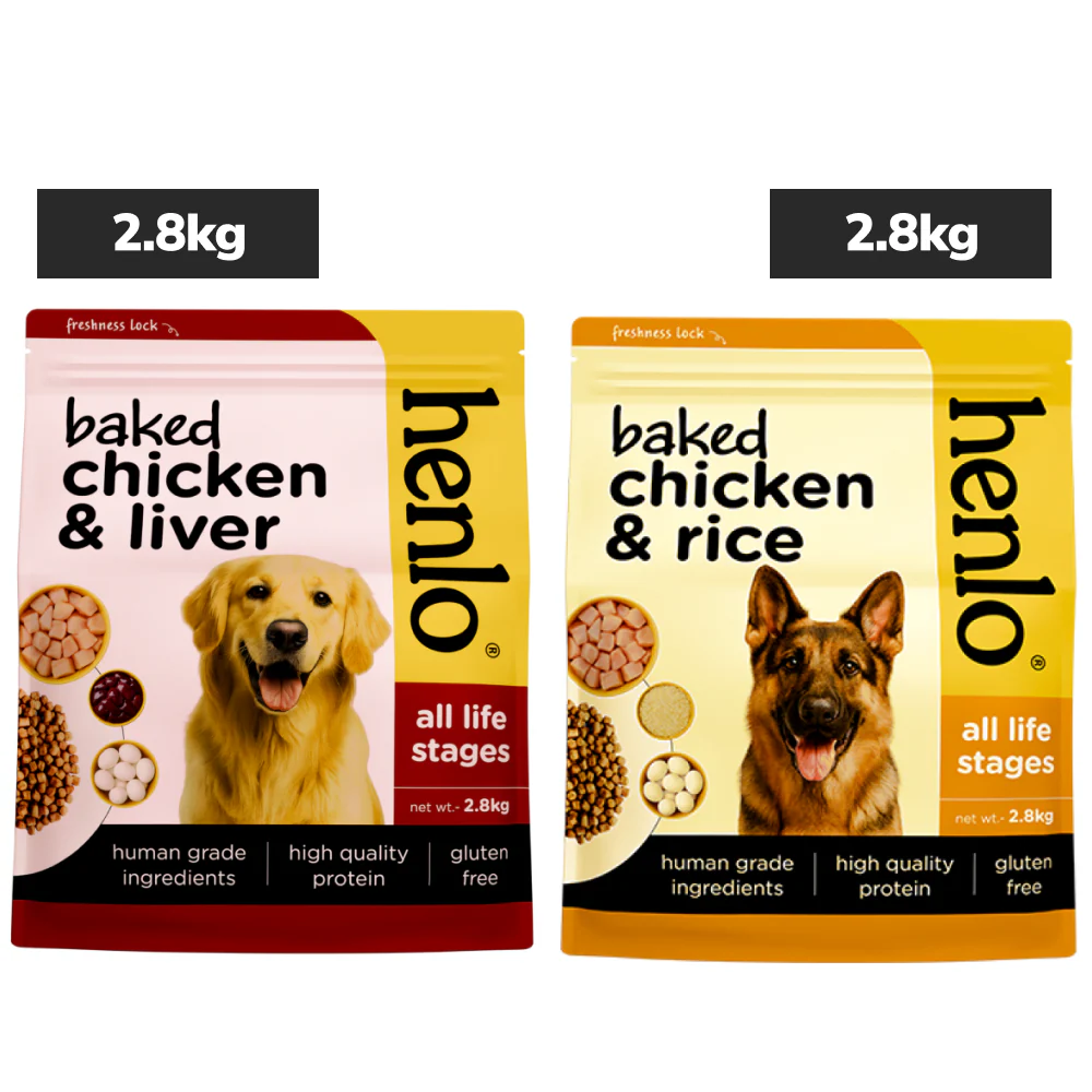 Henlo Baked Chicken & Liver and Chicken & Rice Dog Dry Food Combo - Image 17