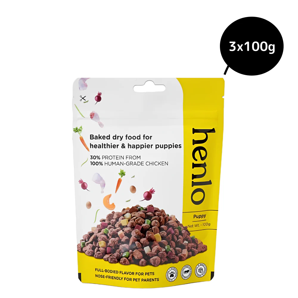 Henlo Chicken & Veg Baked Dry Food for Puppies & Small Breed Dogs | 100% Human Grade Ingredients - Image 11