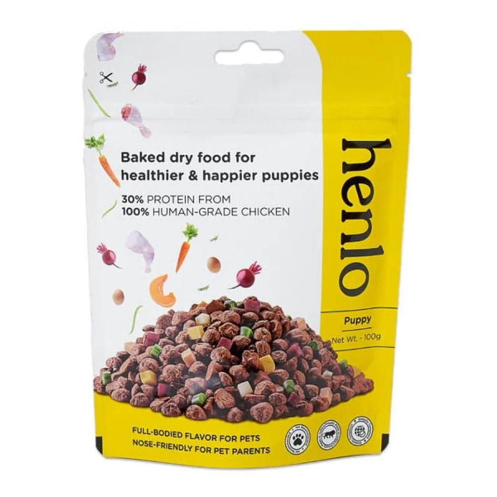 Henlo Chicken & Veg Baked Dry Food for Puppies & Small Breed Dogs | 100% Human Grade Ingredients - Image 12