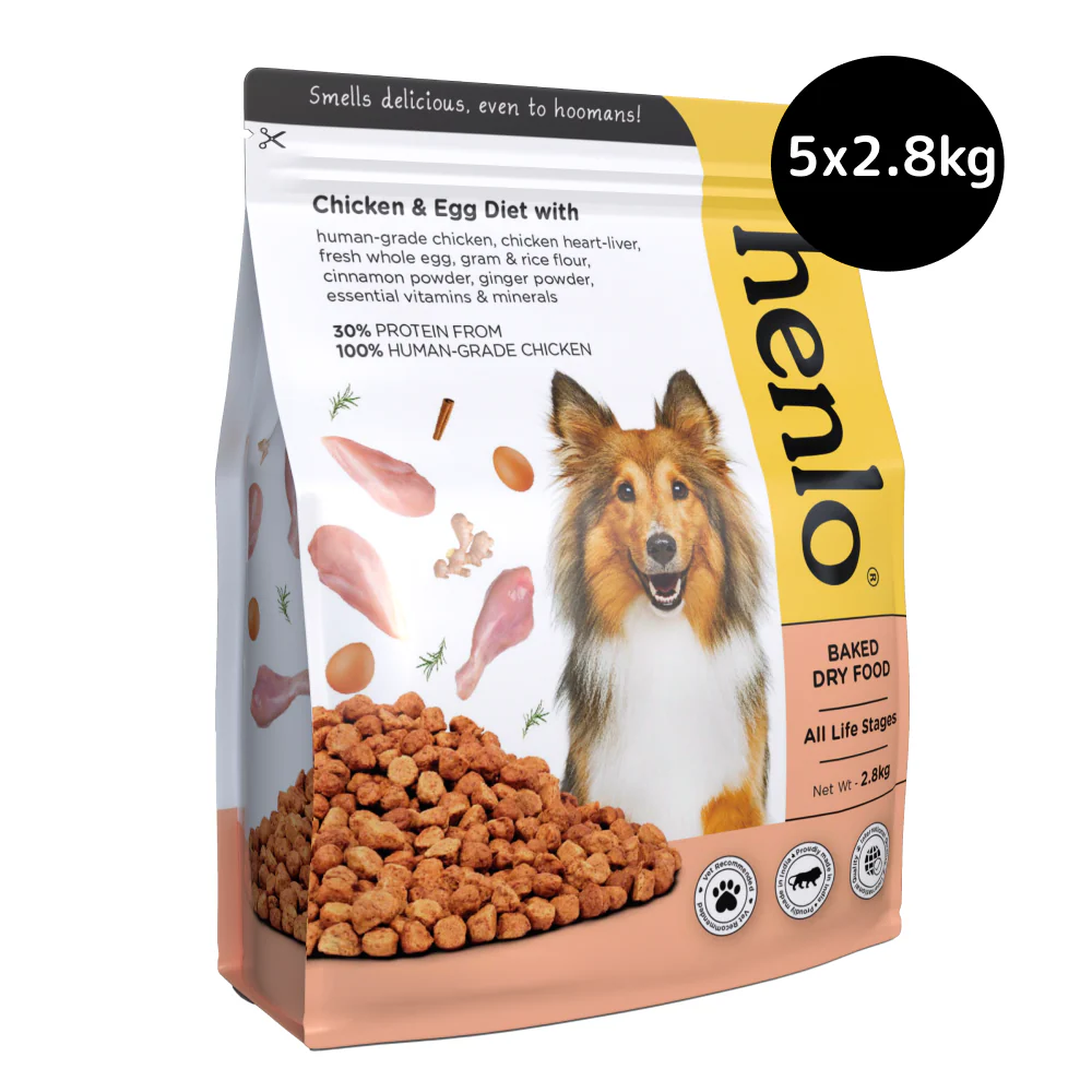 Henlo Chicken and Egg Baked Dry Food for Adult Dogs & Puppies | 100% Human Grade Ingredients - Image 8
