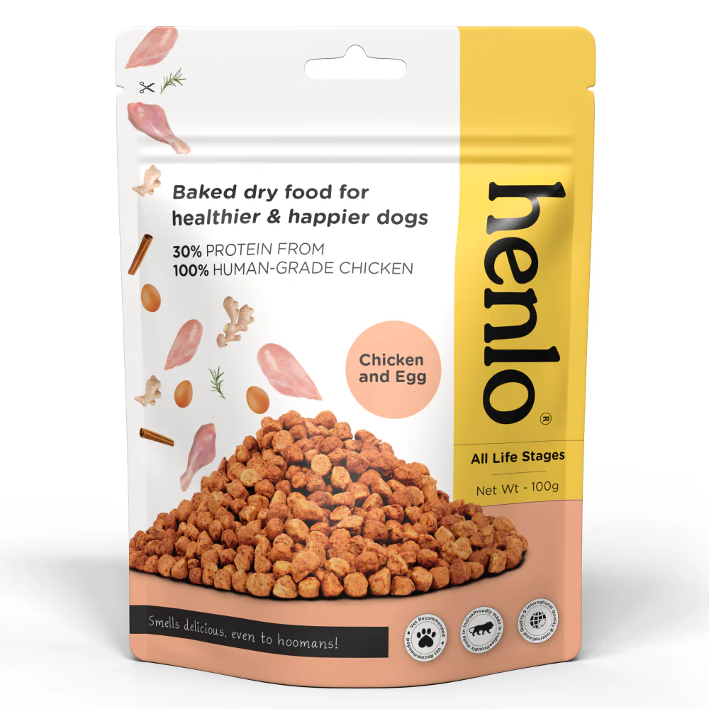 Henlo Chicken and Egg Baked Dry Food for Adult Dogs & Puppies | 100% Human Grade Ingredients - Image 13