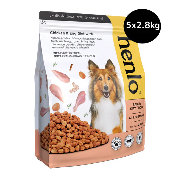 Henlo Chicken and Egg Baked Dry Food for Adult Dogs & Puppies | 100% Human Grade Ingredients - Image 10