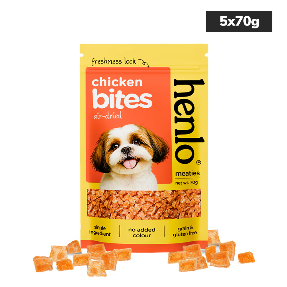 Henlo Single Ingredient Chicken Bites Dog Treats I Guilt Free I High Protein - Image 8