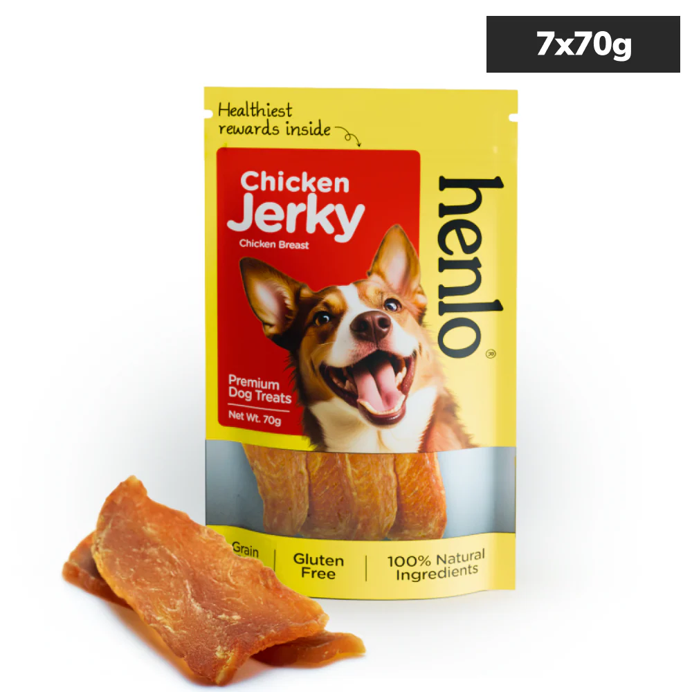 Henlo High Protein Air Dried Chicken Jerky Dog Treats - Image 9