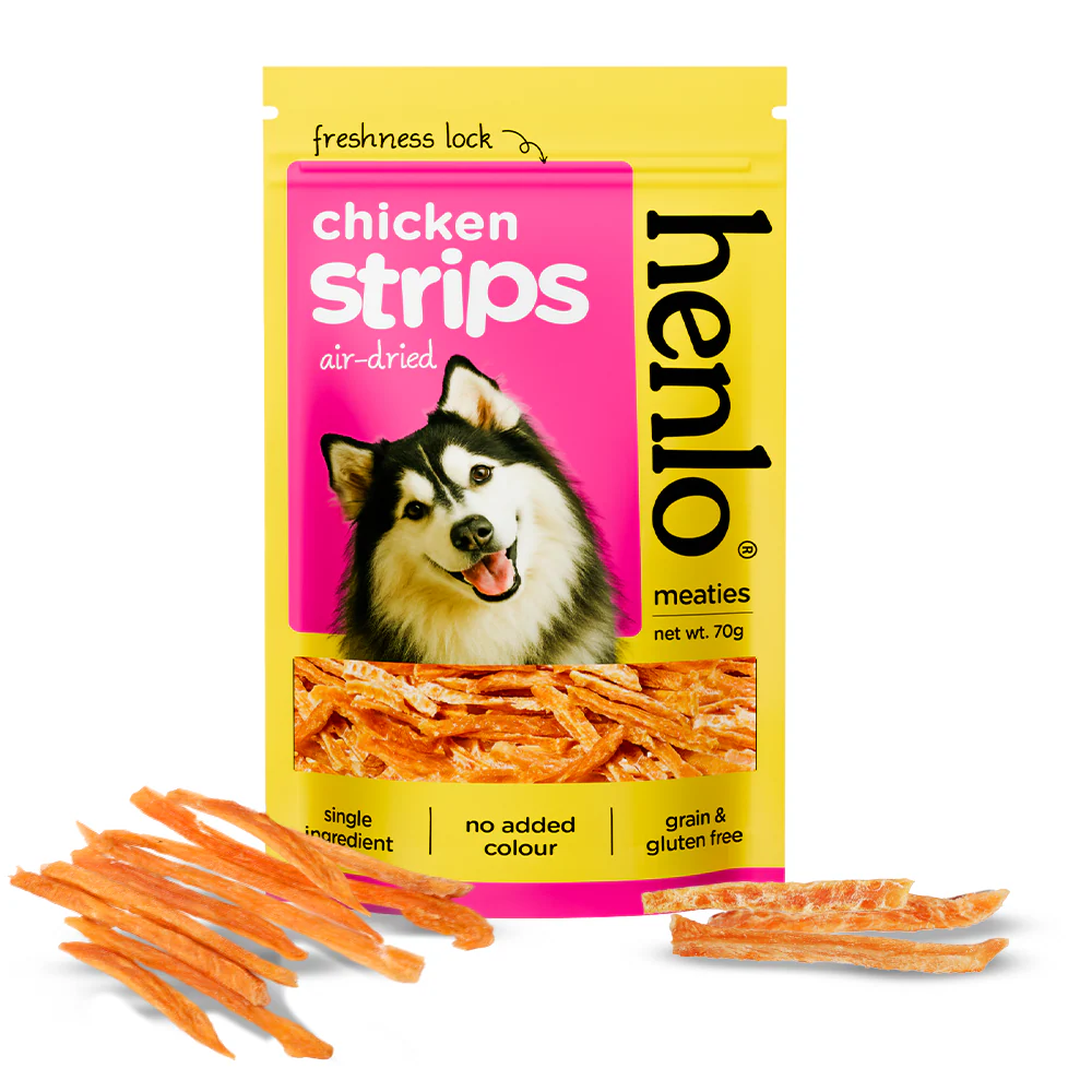 Henlo Chicken Single Ingredient Dog Treats (70 gms) - Image 10