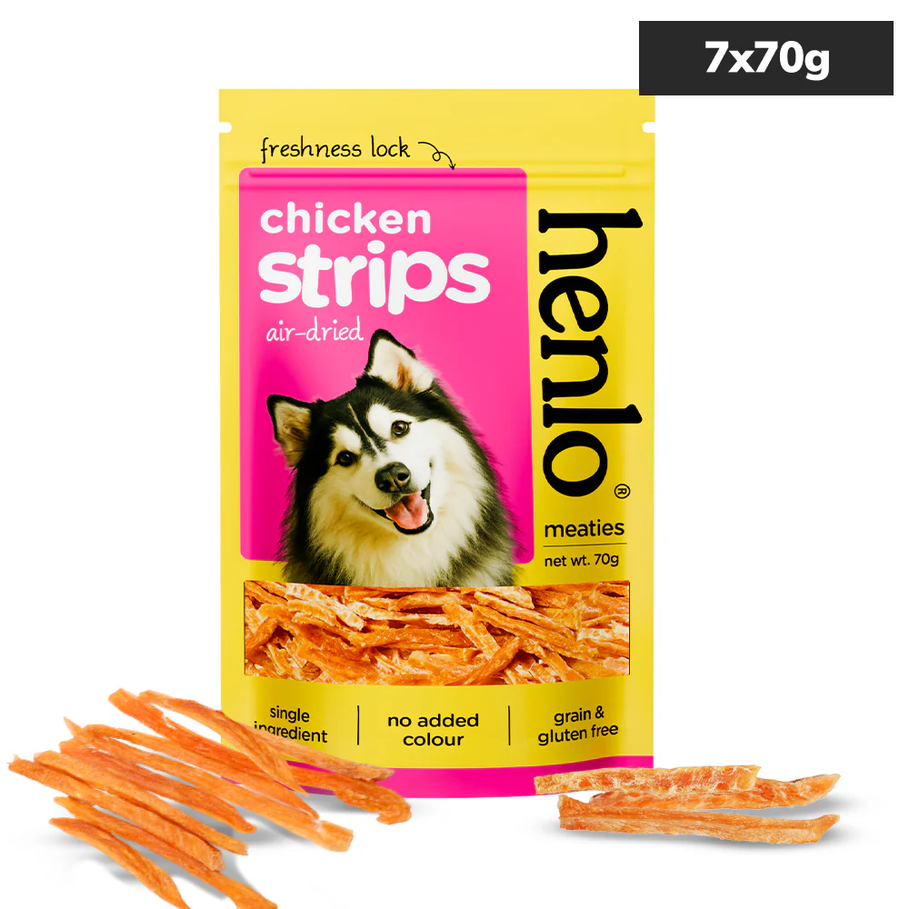 Henlo High Protein Air Dried Chicken Strips Dog Treats - Image 9