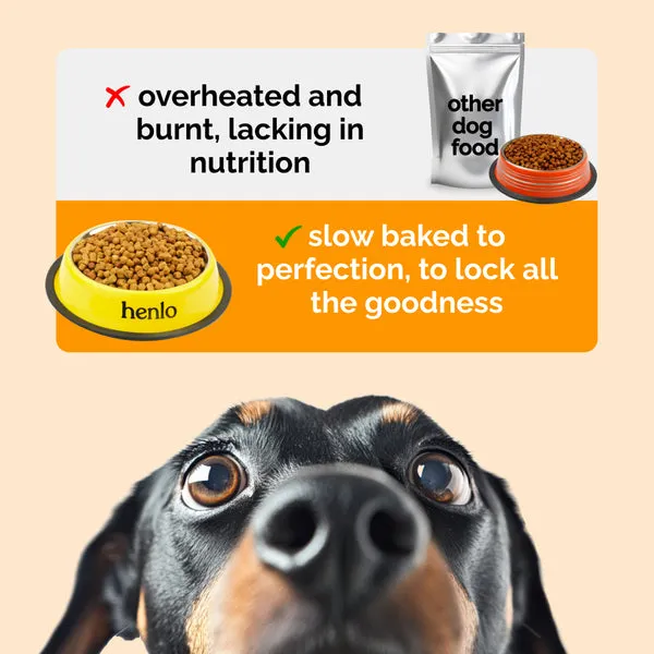 Henlo Baked Chicken Adult and Puppy Dog Dry Food | 100% Human Grade Ingredients - Image 15