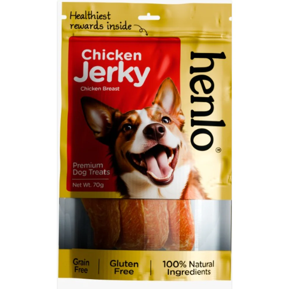 Henlo Chicken & Vegetable Baked Dry Food and Chicken Jerky Treats for Dogs Combo - Image 12