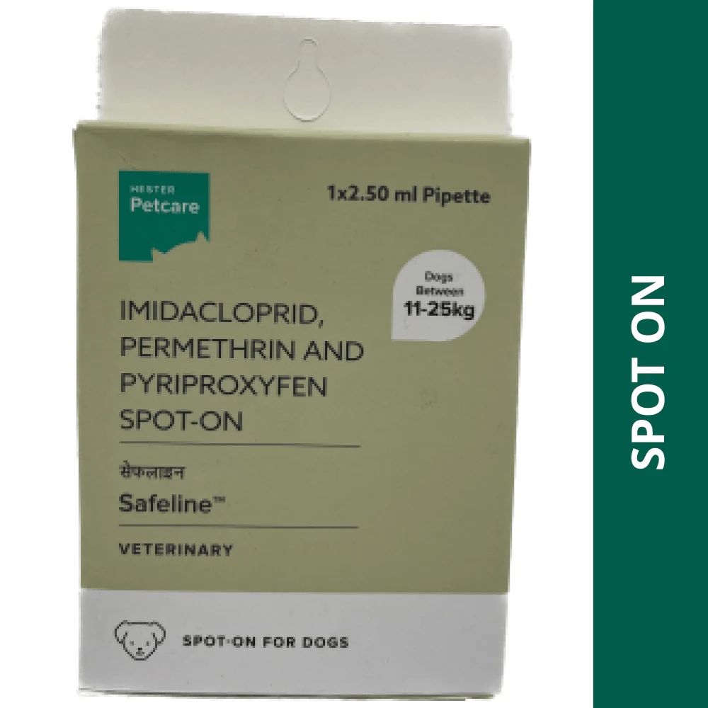Hester Safeline (Imidacloprid) Tick and Flea Control Spot On for Dogs - Image 4