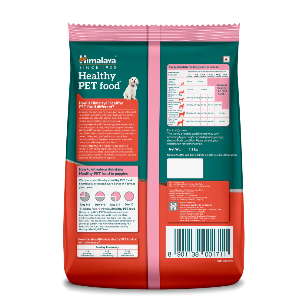 Himalaya Chicken & Milk Healthy Dry Food and Chicken Healthy Treats Puppy Combo - Image 12