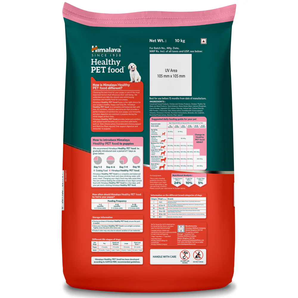 Himalaya Chicken & Milk Healthy Dry Food and Chicken Healthy Treats Puppy Combo - Image 14