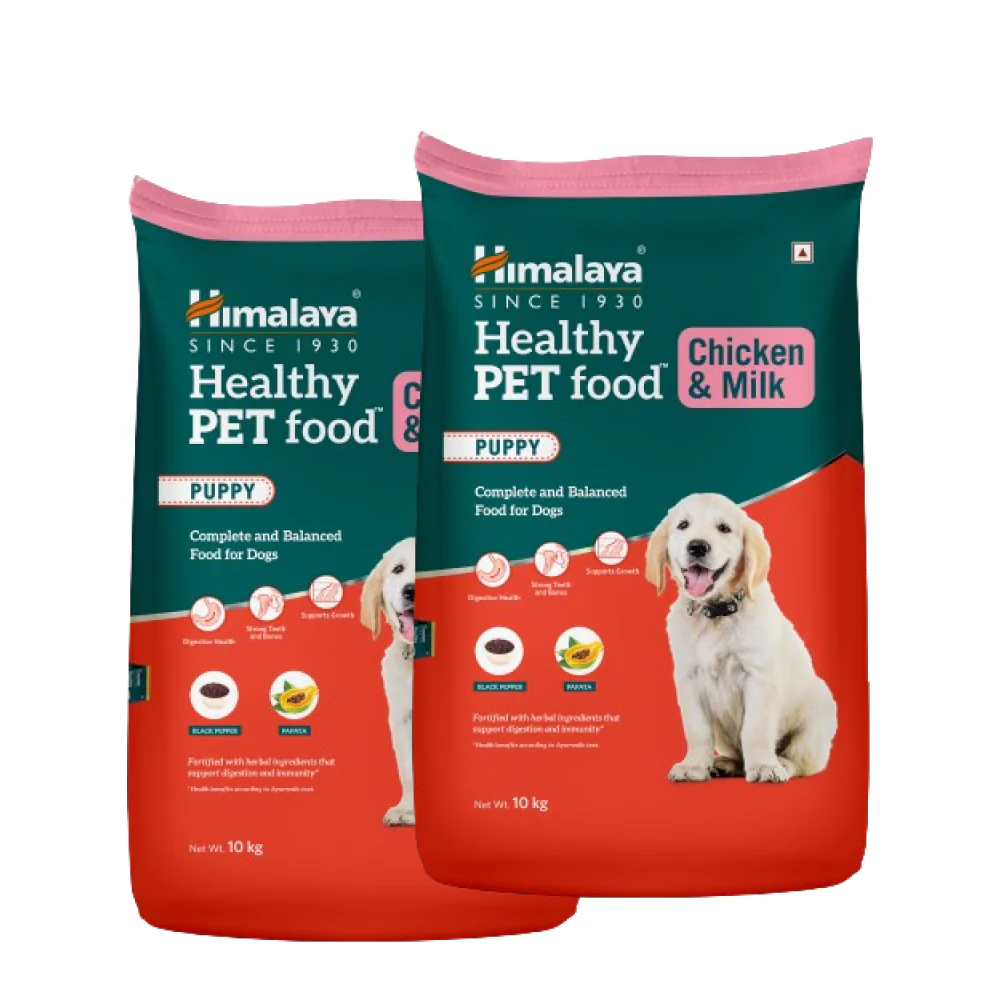 Himalaya Chicken & Milk Healthy Dry Food and Chicken Healthy Treats Puppy Combo - Image 15