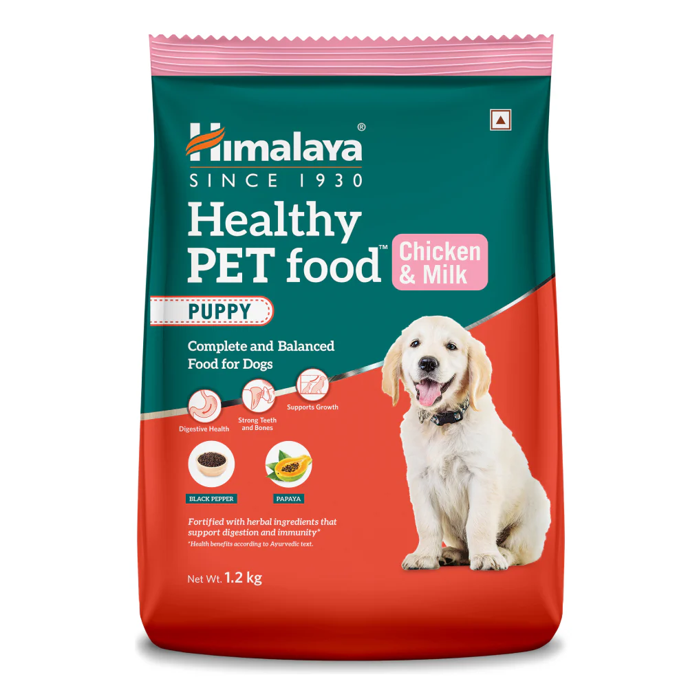 Himalaya Chicken & Milk Healthy Dry Food and Chicken Healthy Treats Puppy Combo - Image 2