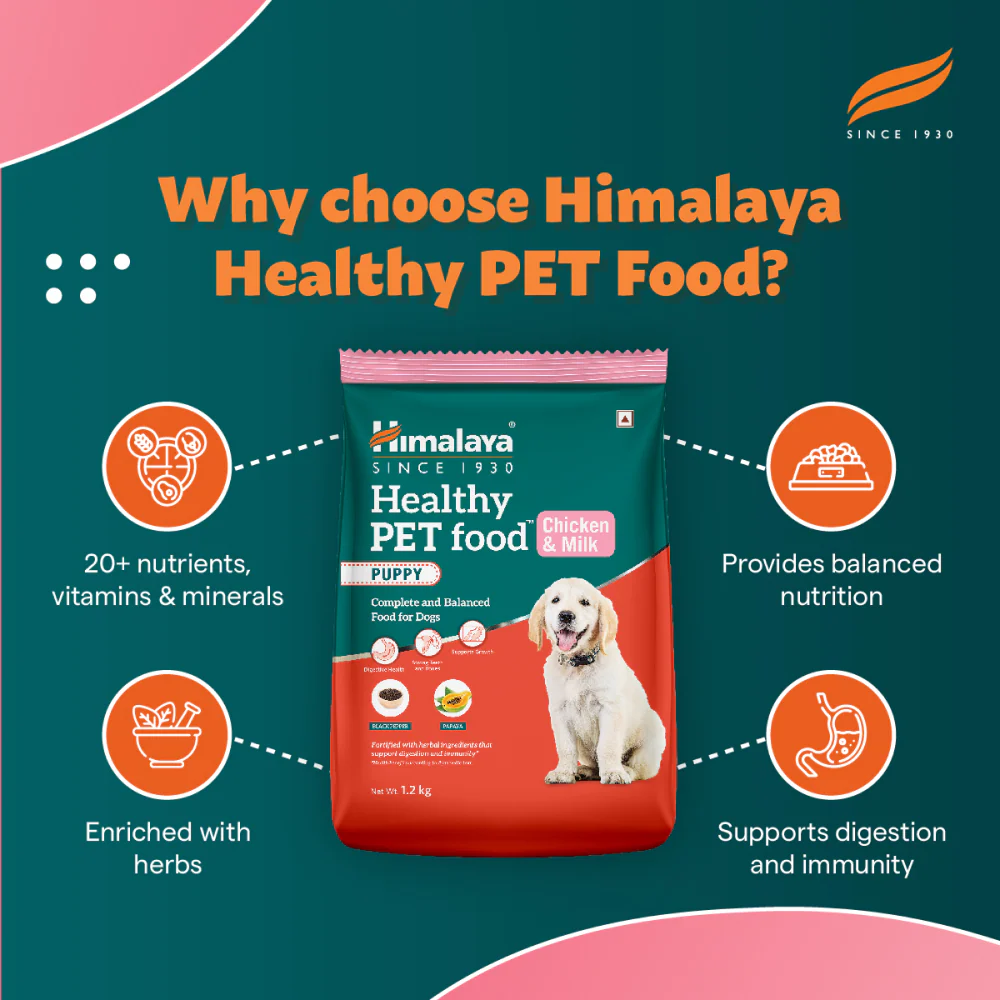 Himalaya Chicken & Milk Healthy Pet Puppy Dry Food - Image 4