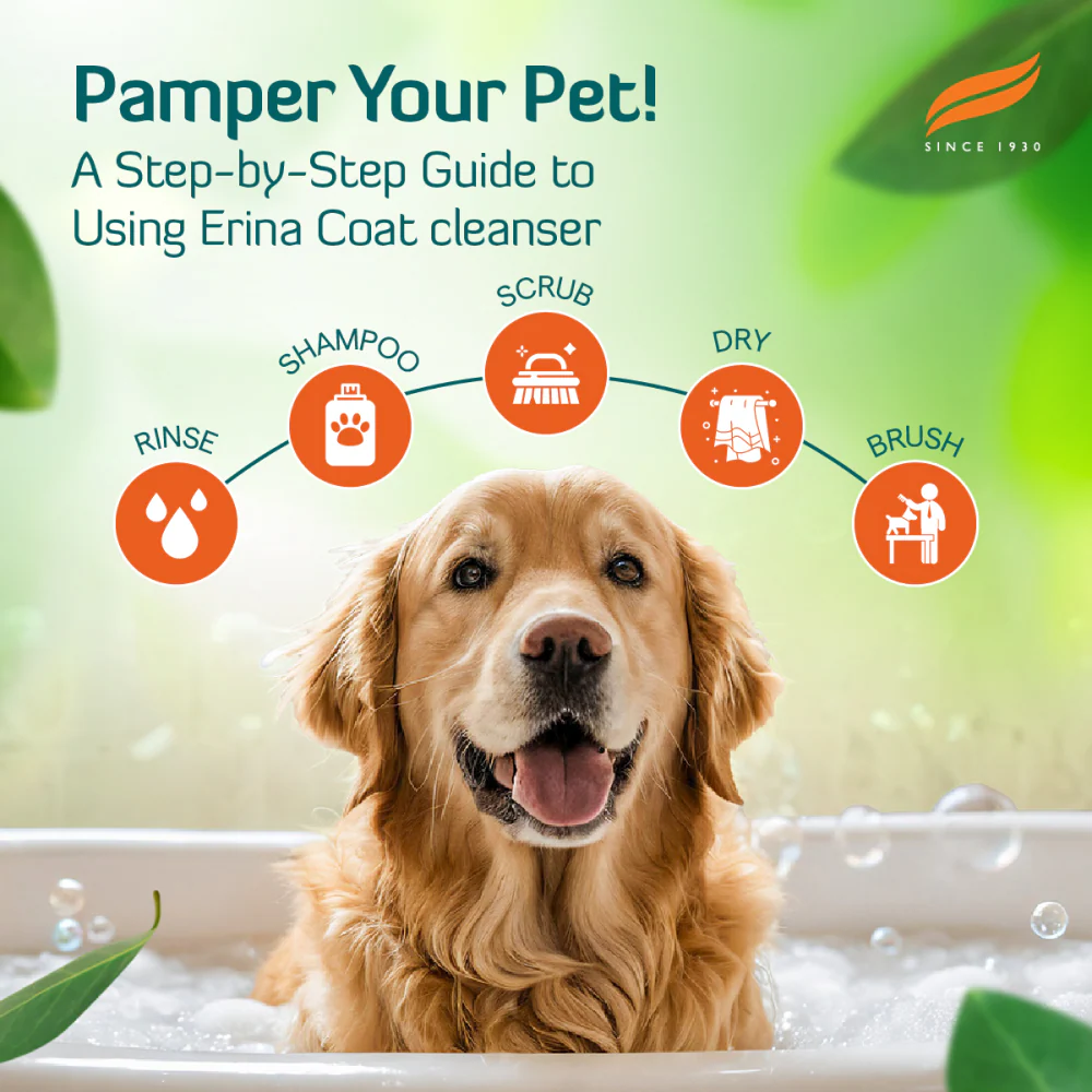 Himalaya Erina Coat Cleanser Shampoo for Dogs and Cats - Image 8