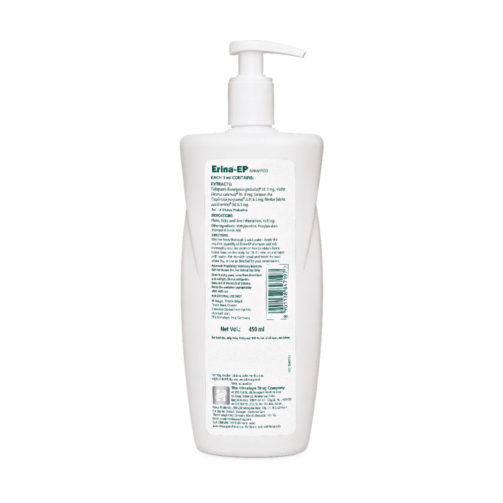 Himalaya Erina EP Tick and Flea Shampoo for Dogs and Cats - Image 8