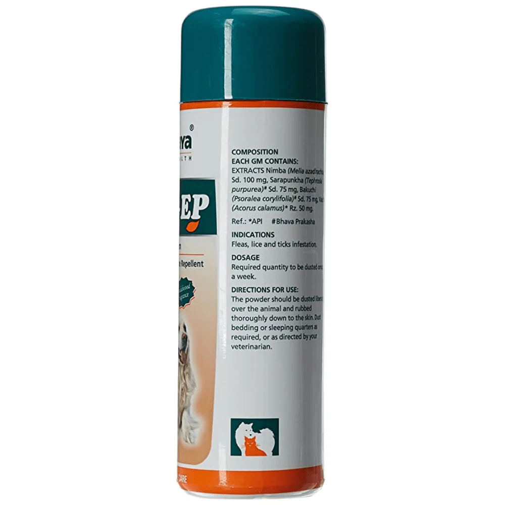 Himalaya Erina EP Tick & Flea Shampoo (Lemon Fragrance) and Tick & Flea Dusting Powder for Dogs and Cats Combo - Image 4