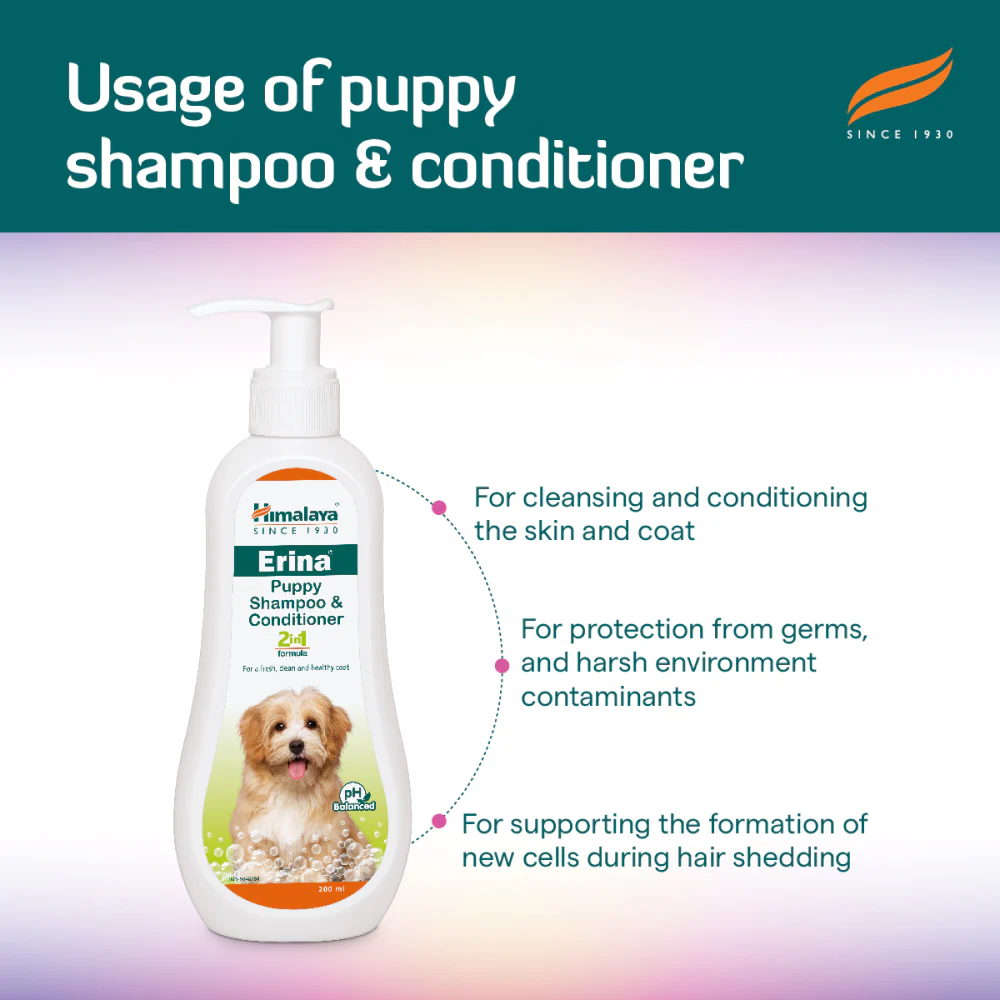 Himalaya Erina Shampoo & Conditioner for Puppies - Image 7