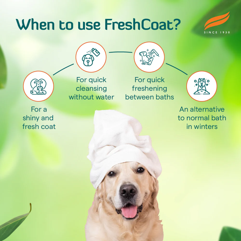 Himalaya Fresh Coat No Rinse Spray for Dogs and Cats - Image 3