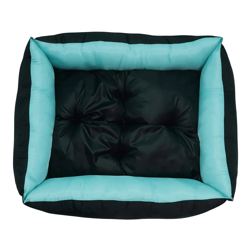 Hiputee Rectangular Premium Waterproof Reversible Bed for Dogs and Cats (SkyBlue & Black) - Image 16