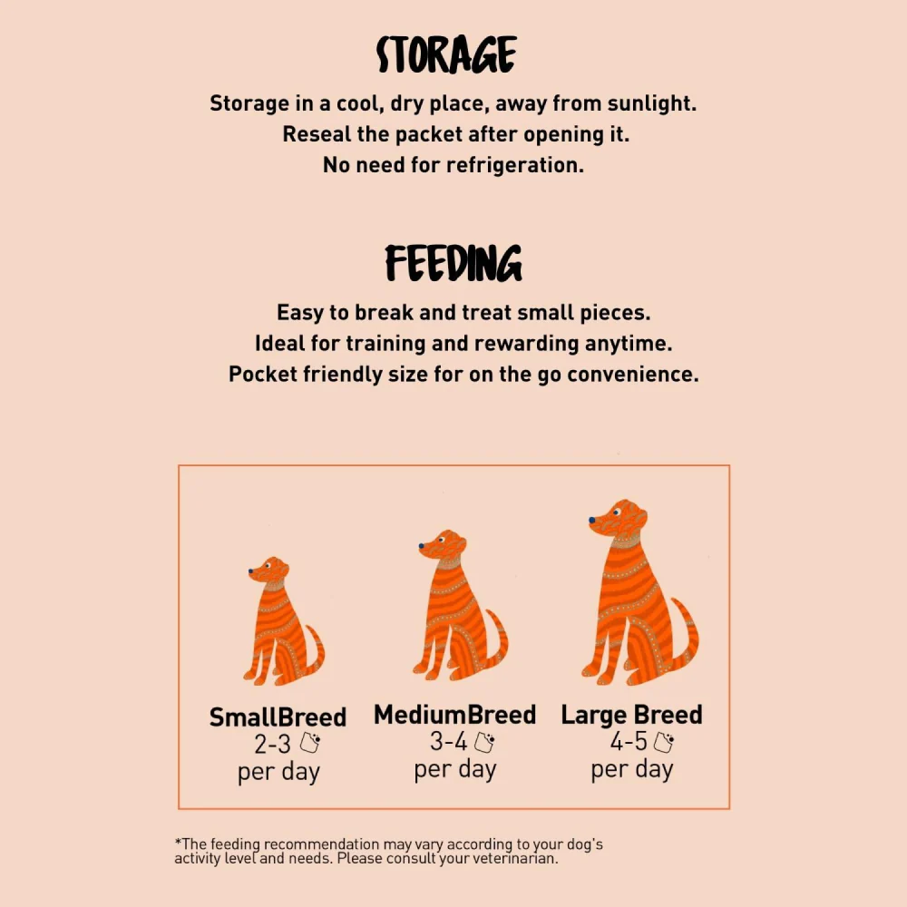 Homiee & Ginger Air Dried Grain Free Chicken Jerky Bar Dog Treats - Image 6