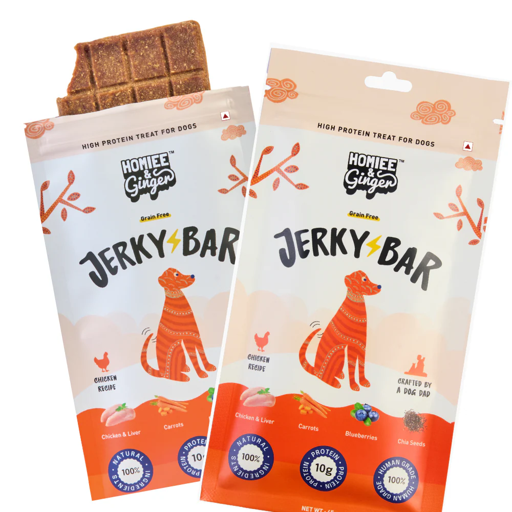 Homiee & Ginger Air Dried Grain Free Chicken Jerky Bar Dog Treats - Image 8