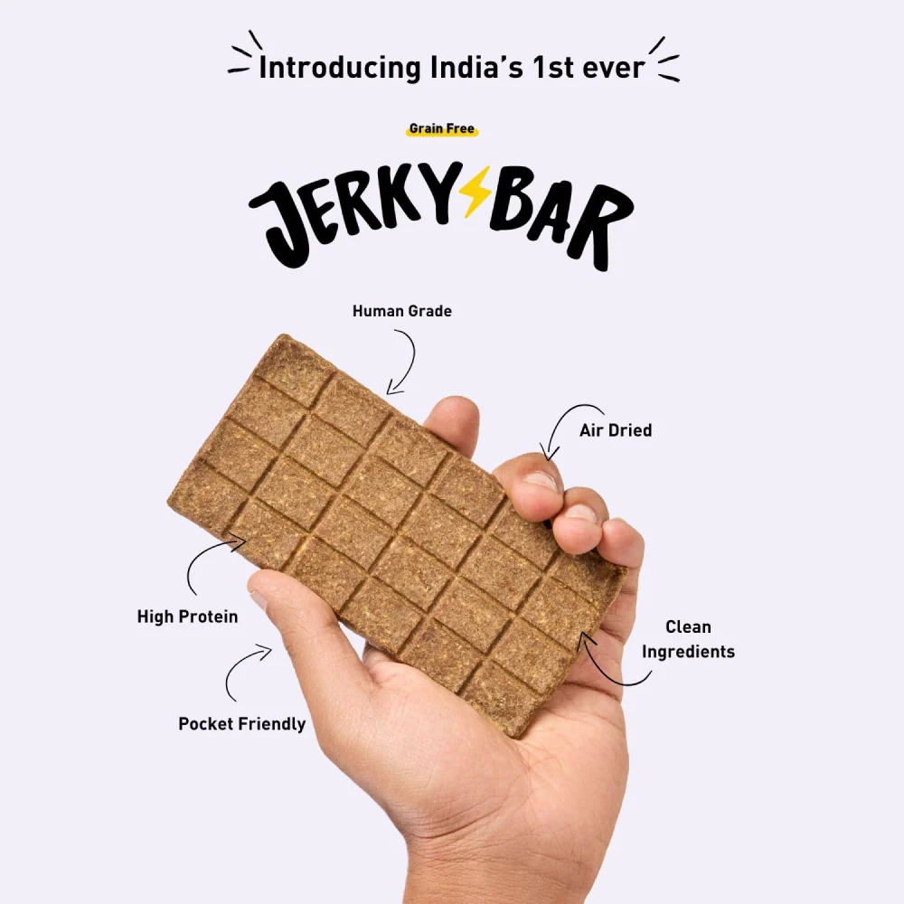 Homiee & Ginger Air Dried Grain Free Mutton Jerky Bar Dog Treats - Image 2