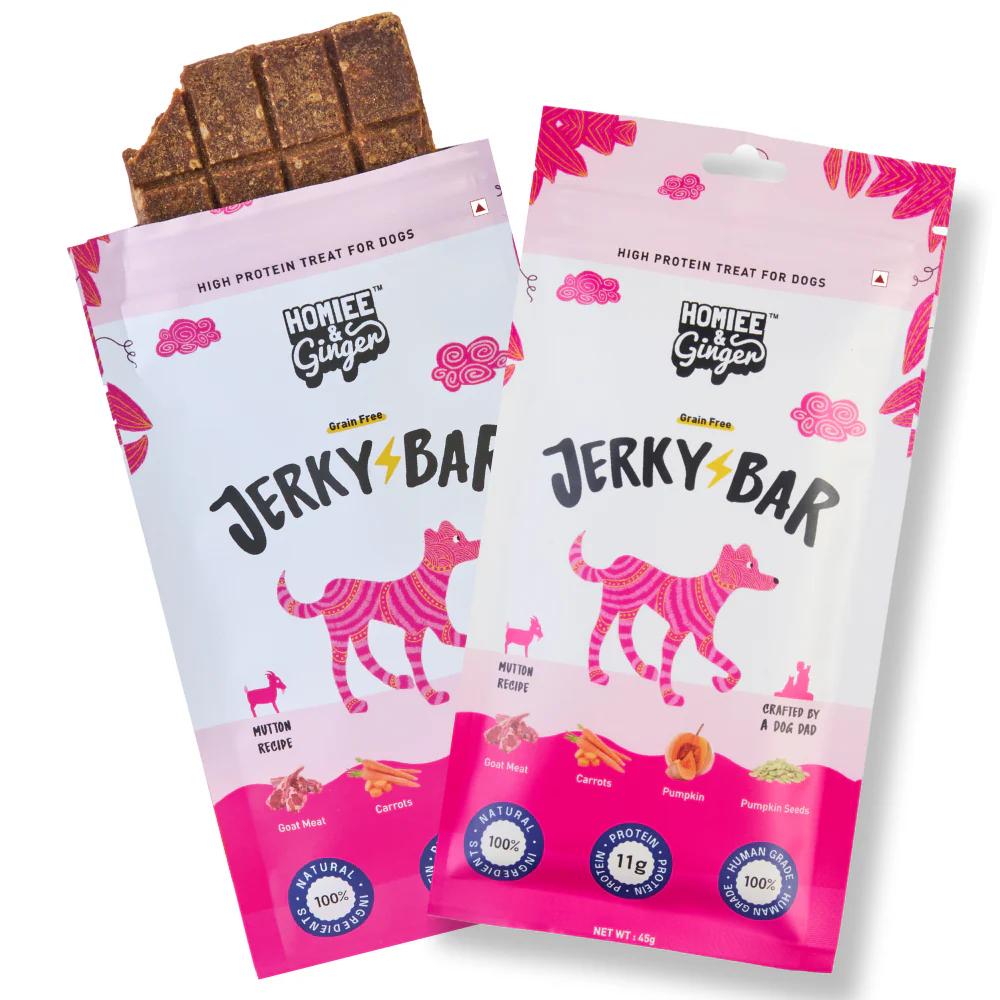 Homiee & Ginger Air Dried Grain Free Mutton Jerky Bar Dog Treats - Image 8