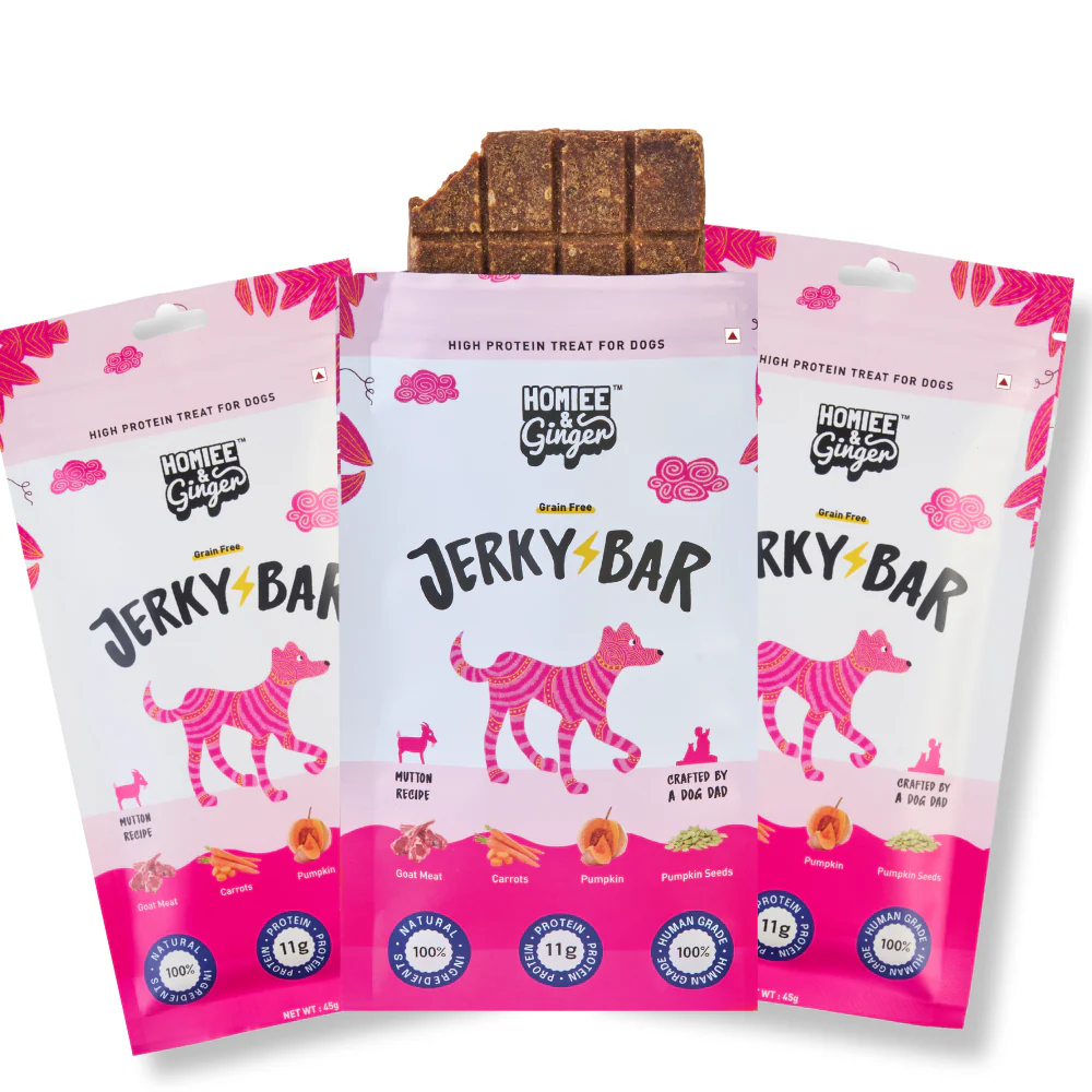 Homiee & Ginger Air Dried Grain Free Mutton Jerky Bar Dog Treats - Image 9