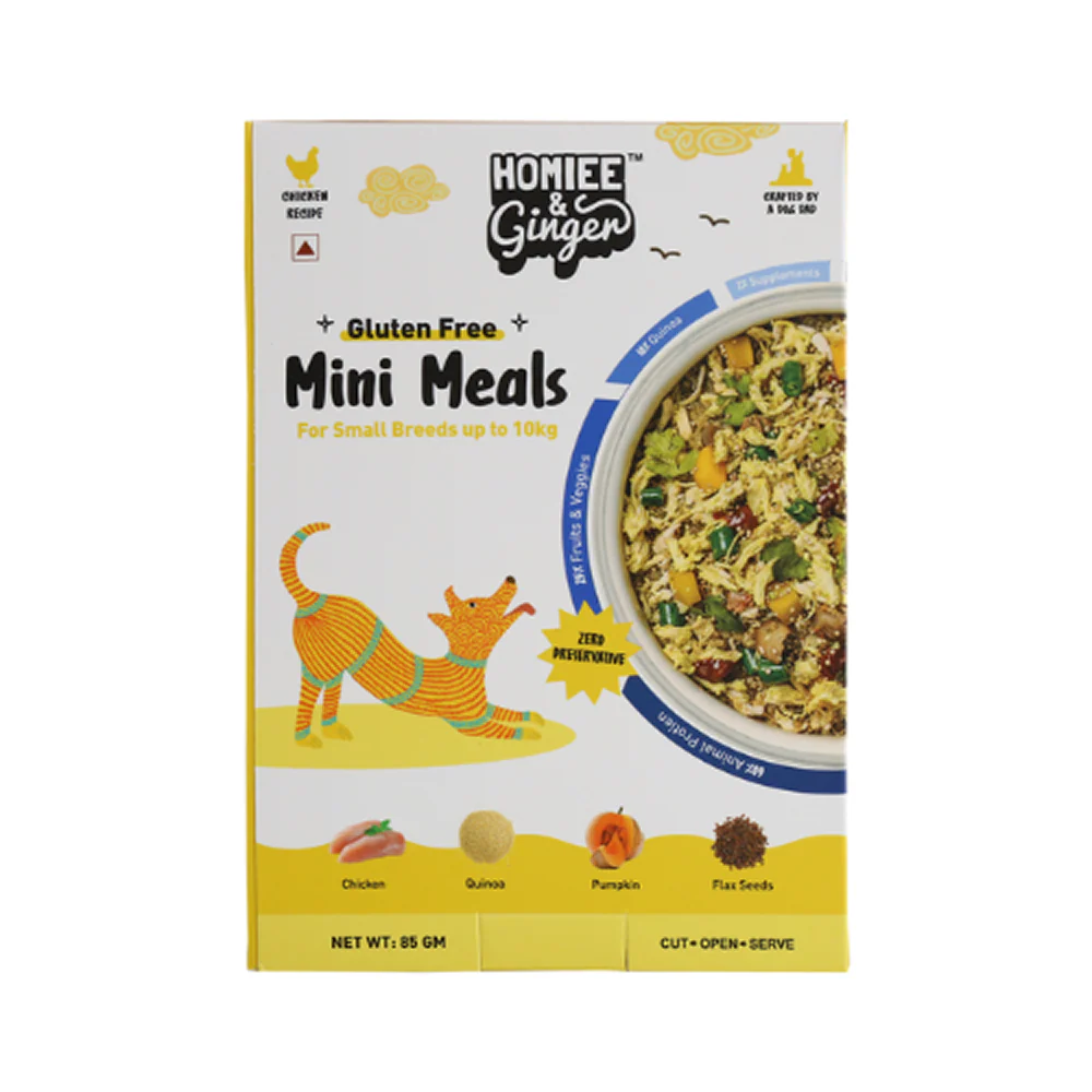 Homiee & Ginger Grain Free Mini Meals Chicken & Sweet Potato and Chicken & Quinoa Fresh Food for Dogs Combo - Image 9