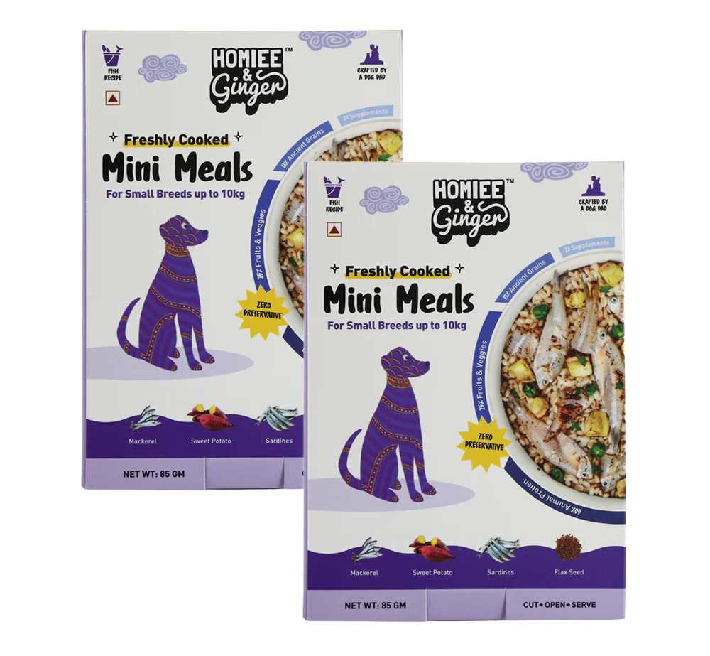 Homiee & Ginger Grain Free Mini Meals Fish Feista Fresh Food for Dogs - Image 7