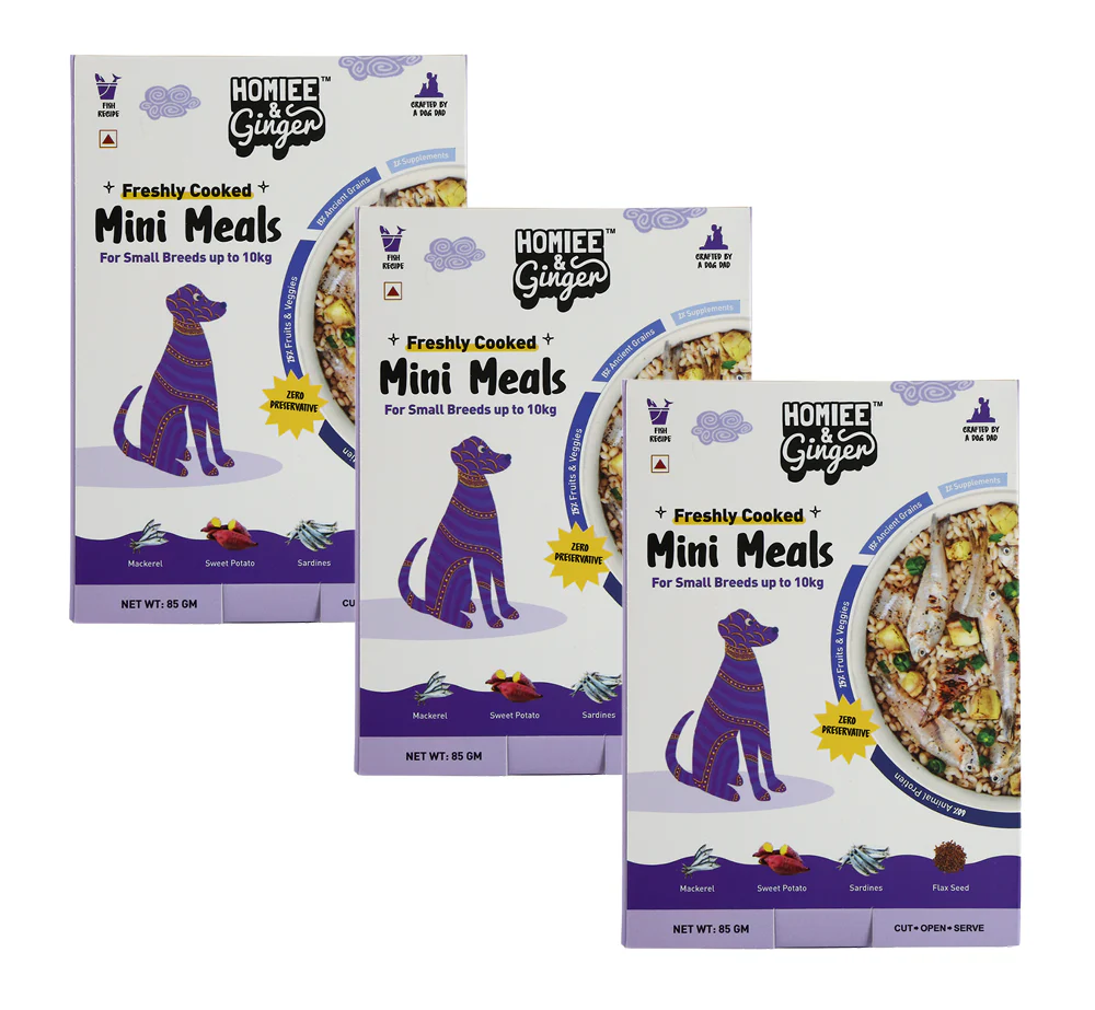 Homiee & Ginger Grain Free Mini Meals Fish Feista Fresh Food for Dogs - Image 8